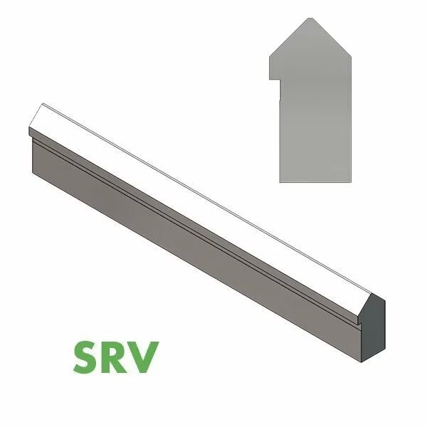 V Groove Side Mount 12 Ft Precision Manufacture Rails, Smith Bearing, Mfr#: SRV-11440-0